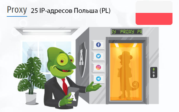 25 прокси оптом Poland (pl) Стоимость 25 пакетных прокси Польша (PL)